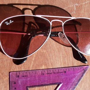 Kids Ray-ban Aviator Shades-50mm Pink Frames